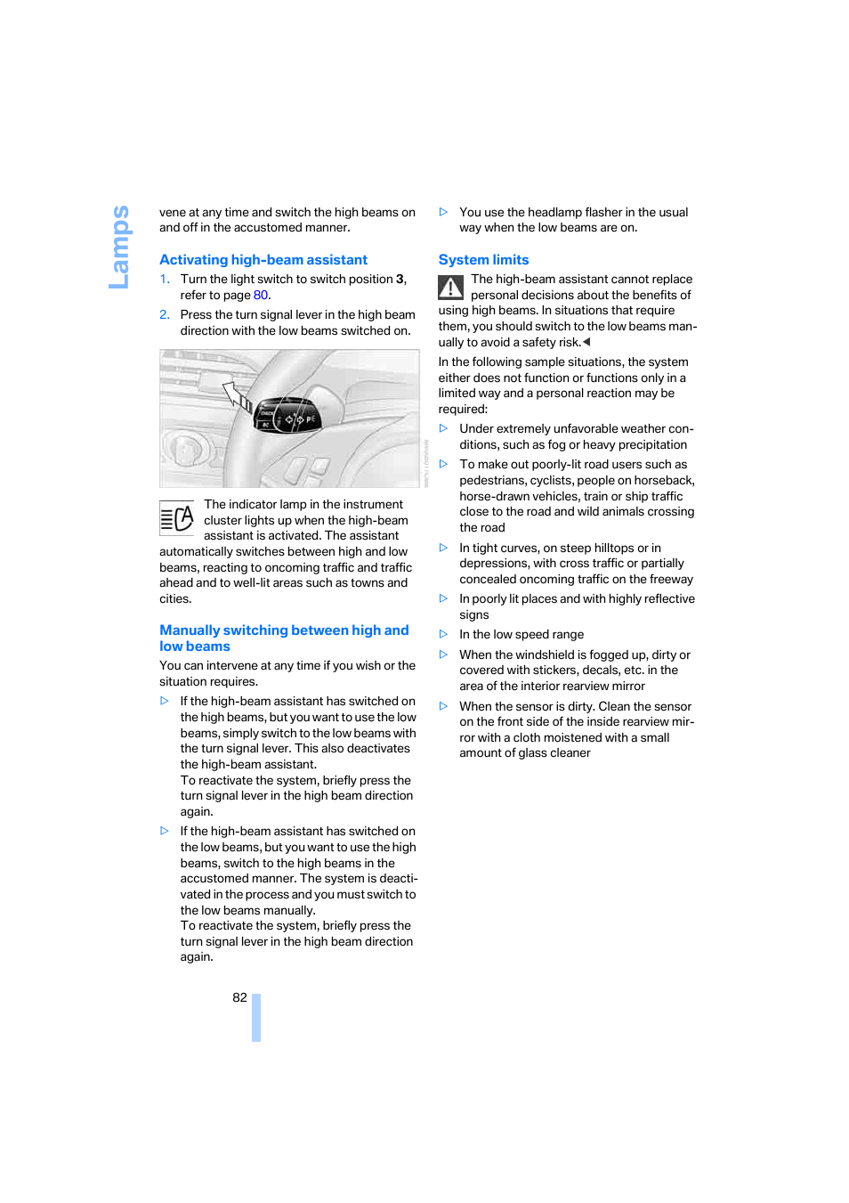 La mp s | BMW M6 Coupe 2006 User Manual | Page 84 / 227