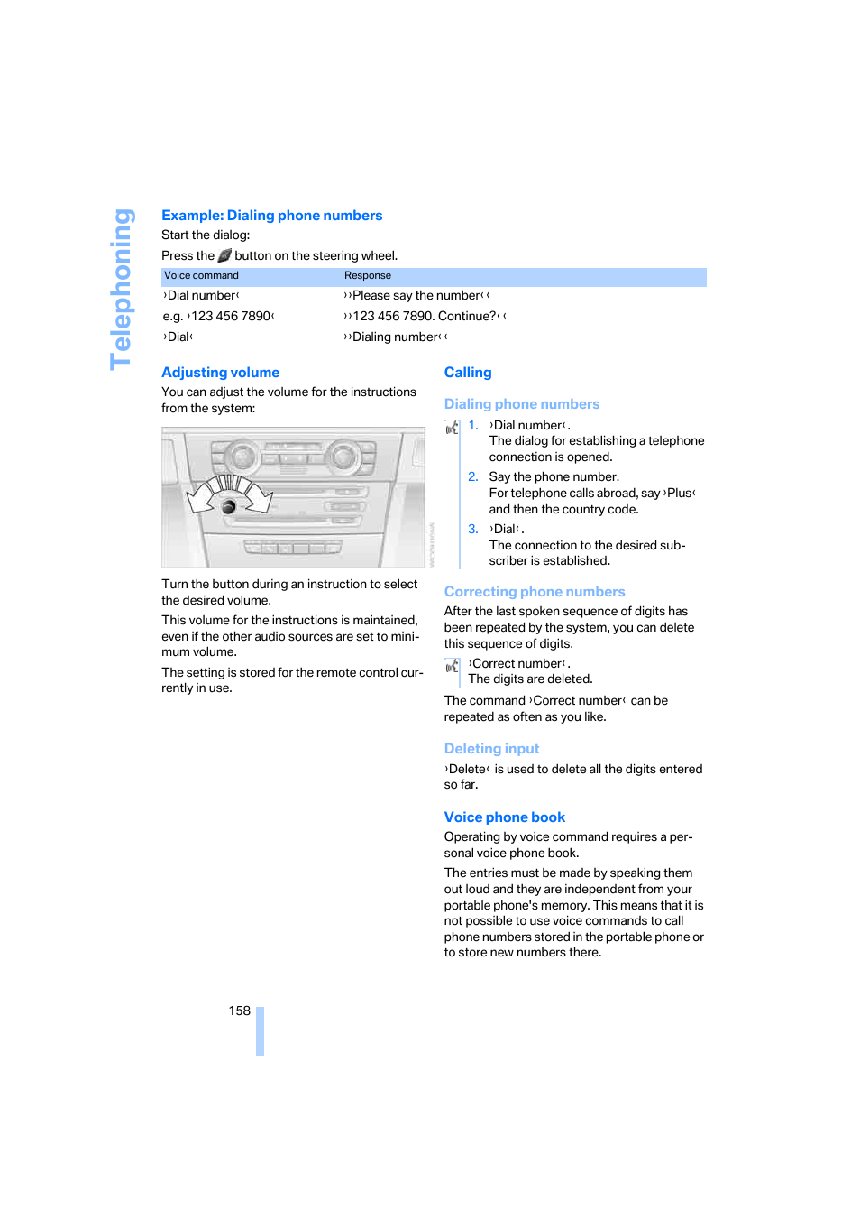 Telephoning | BMW 330i Sedan 2005 User Manual | Page 159 / 223