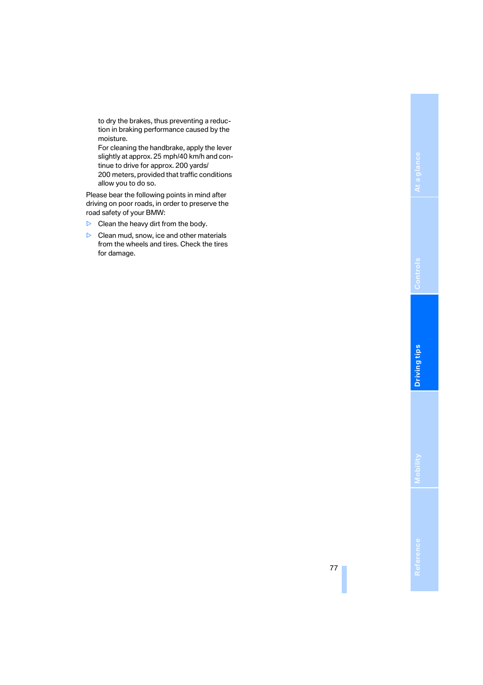 BMW X3 2.5i SAV 2005 User Manual | Page 78 / 126