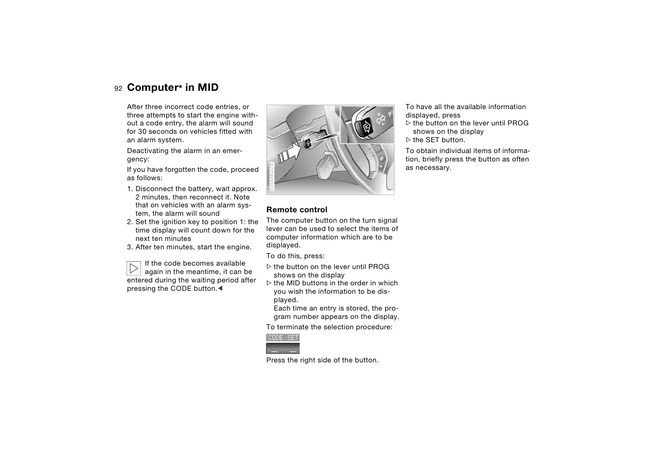 Computer | BMW X5 3.0i SAV 2005 User Manual | Page 92 / 200