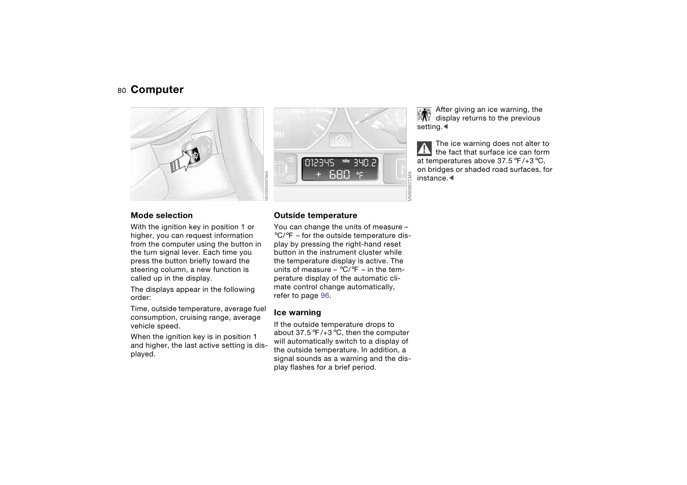 Computer | BMW 330Ci Coupe 2004 User Manual | Page 80 / 174