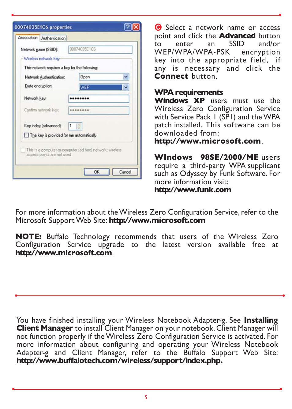 Buffalo Technology Buffalo AirStation WLI-CB-G54A User Manual | Page 5 / 12