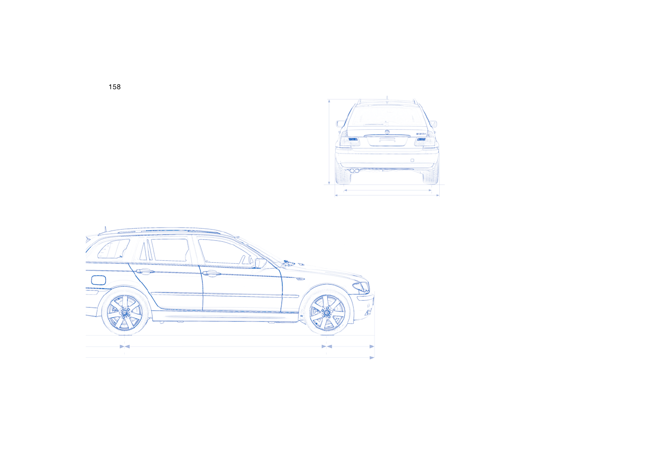 BMW 325iT Sports Wagon 2004 User Manual | Page 158 / 178