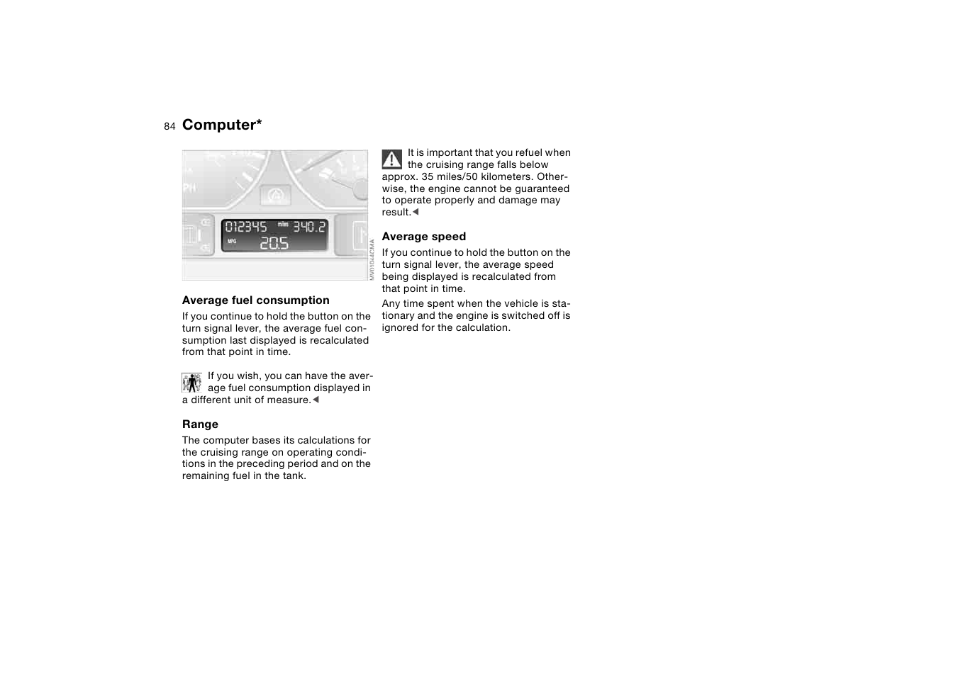 Computer | BMW 325iT Sports Wagon 2004 User Manual | Page 84 / 178