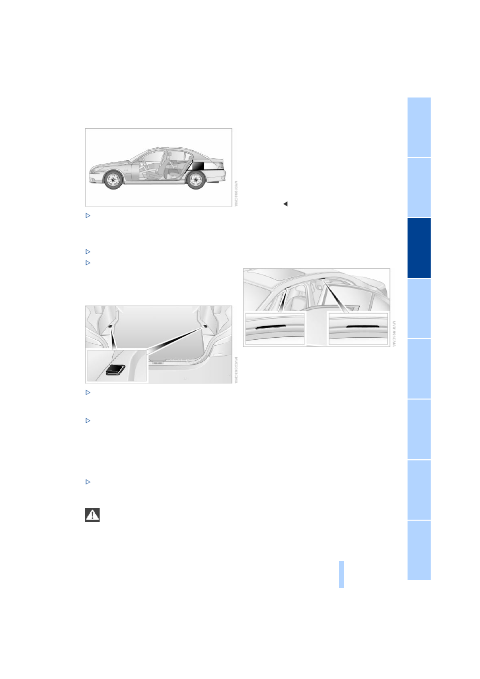 Roof-mounted luggage rack | BMW 525i Sedan 2004 User Manual | Page 111 / 220