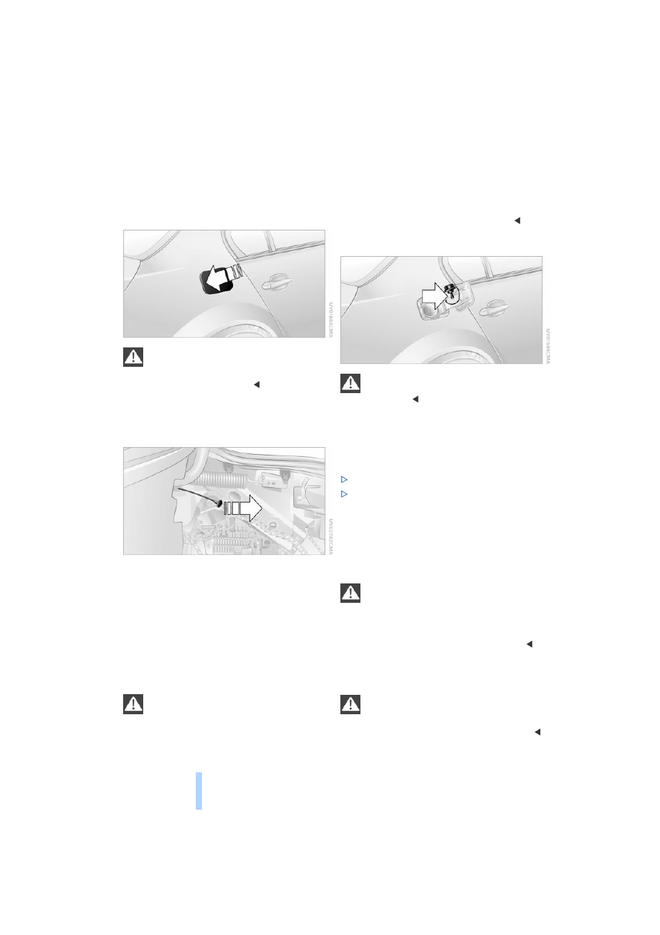 Refueling, Fuel filler door, Mobility | BMW 525i Sedan 2004 User Manual | Page 170 / 220