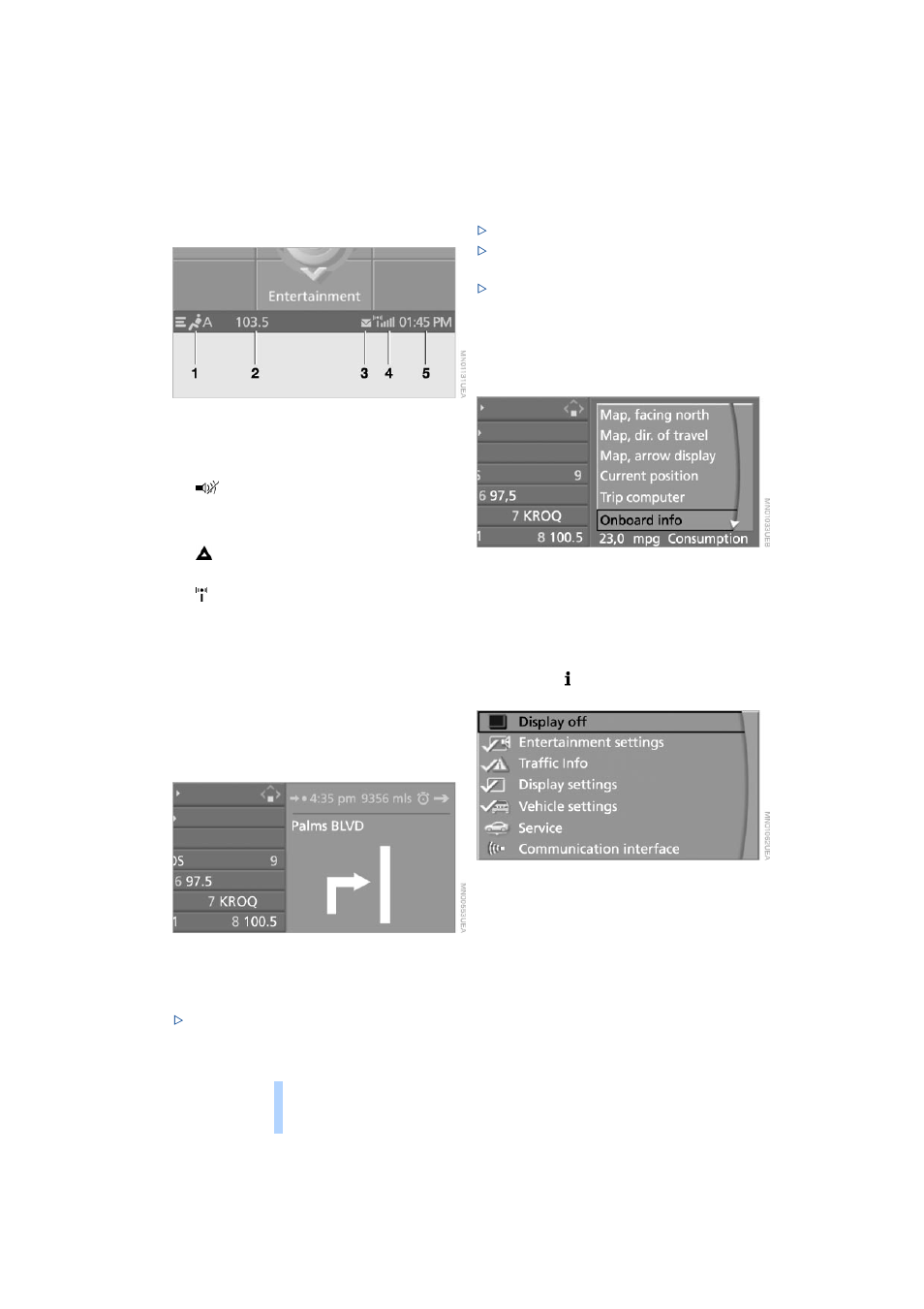 Control center | BMW 525i Sedan 2004 User Manual | Page 20 / 220