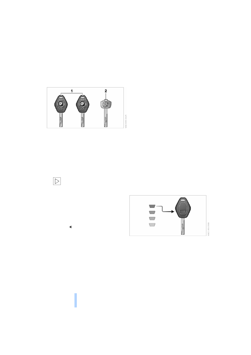 Opening and closing, The key set, Key memory | Controls | BMW 525i Sedan 2004 User Manual | Page 28 / 220