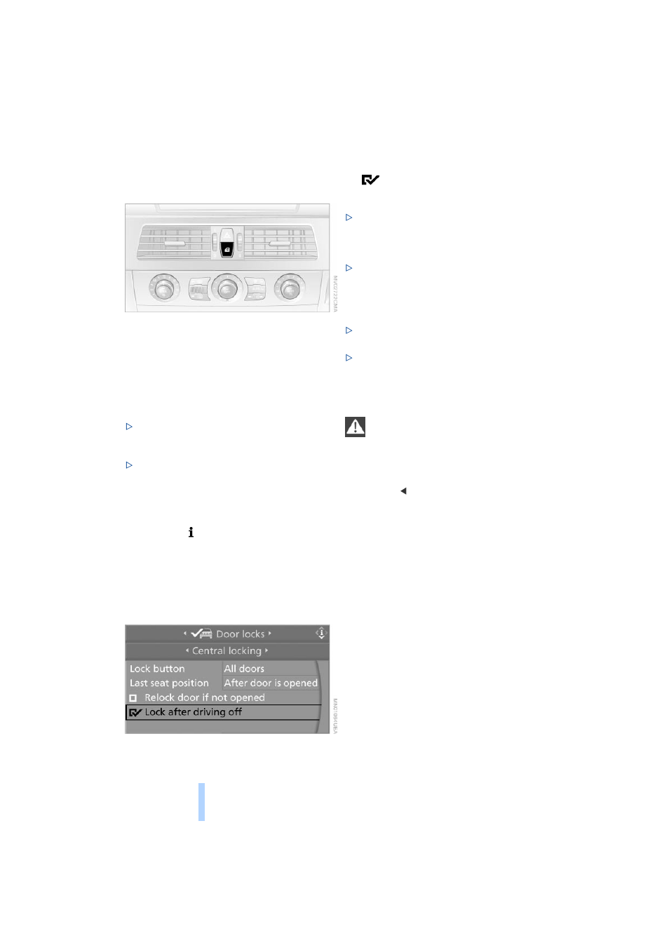 Opening and closing: from inside, Opening and closing | BMW 525i Sedan 2004 User Manual | Page 32 / 220