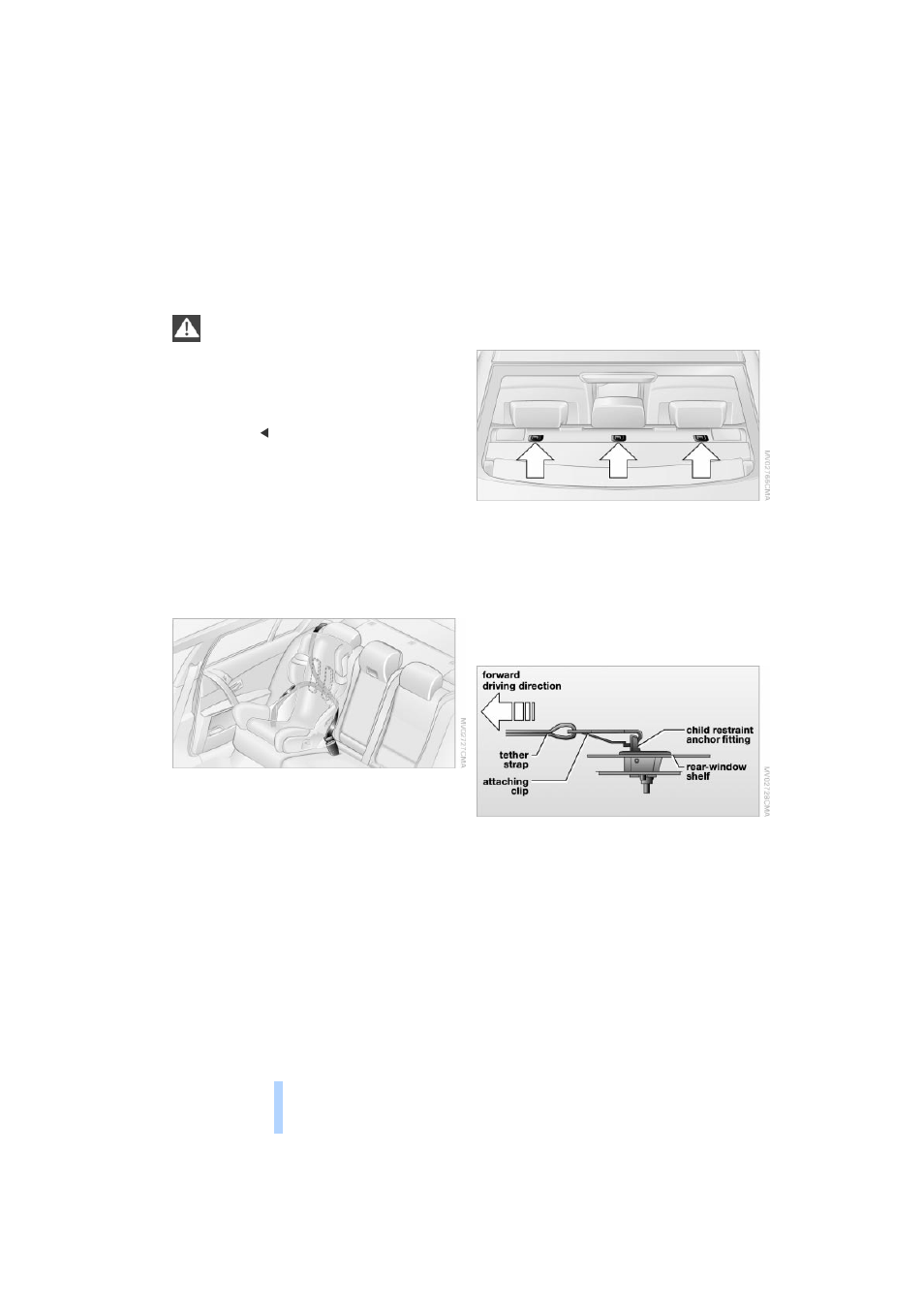 Installing child-restraint systems, Transporting children safely | BMW 525i Sedan 2004 User Manual | Page 48 / 220