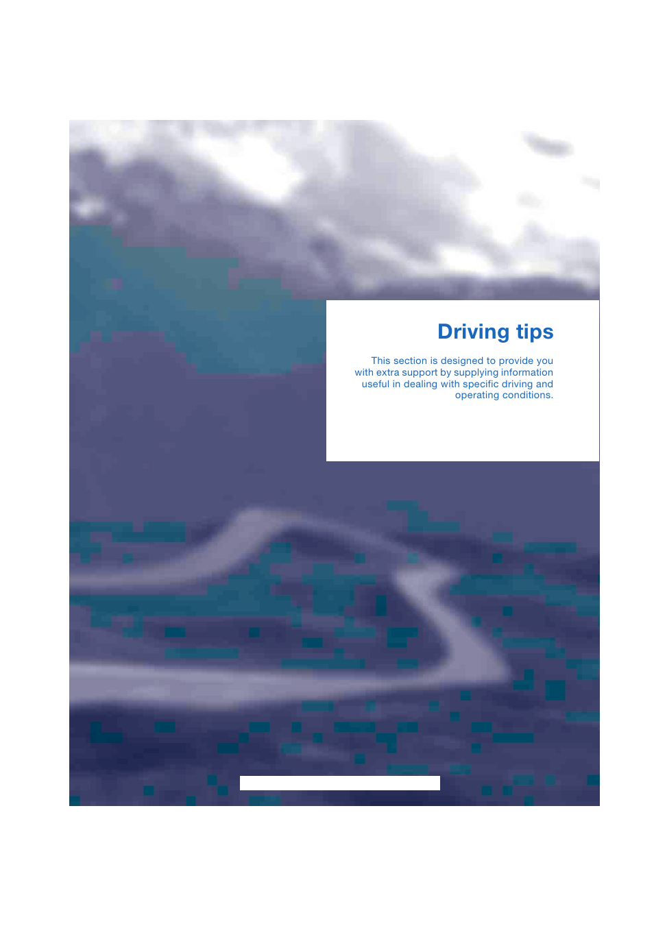 Driving tips | BMW 645Ci Coupe 2004 User Manual | Page 103 / 216