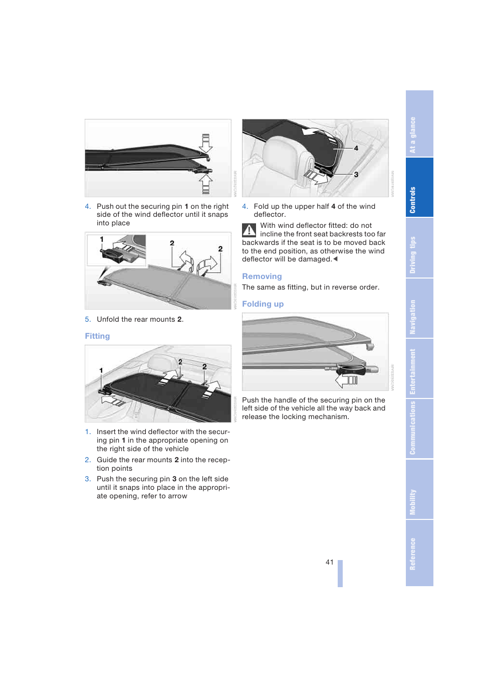 BMW 645Ci Coupe 2004 User Manual | Page 43 / 216