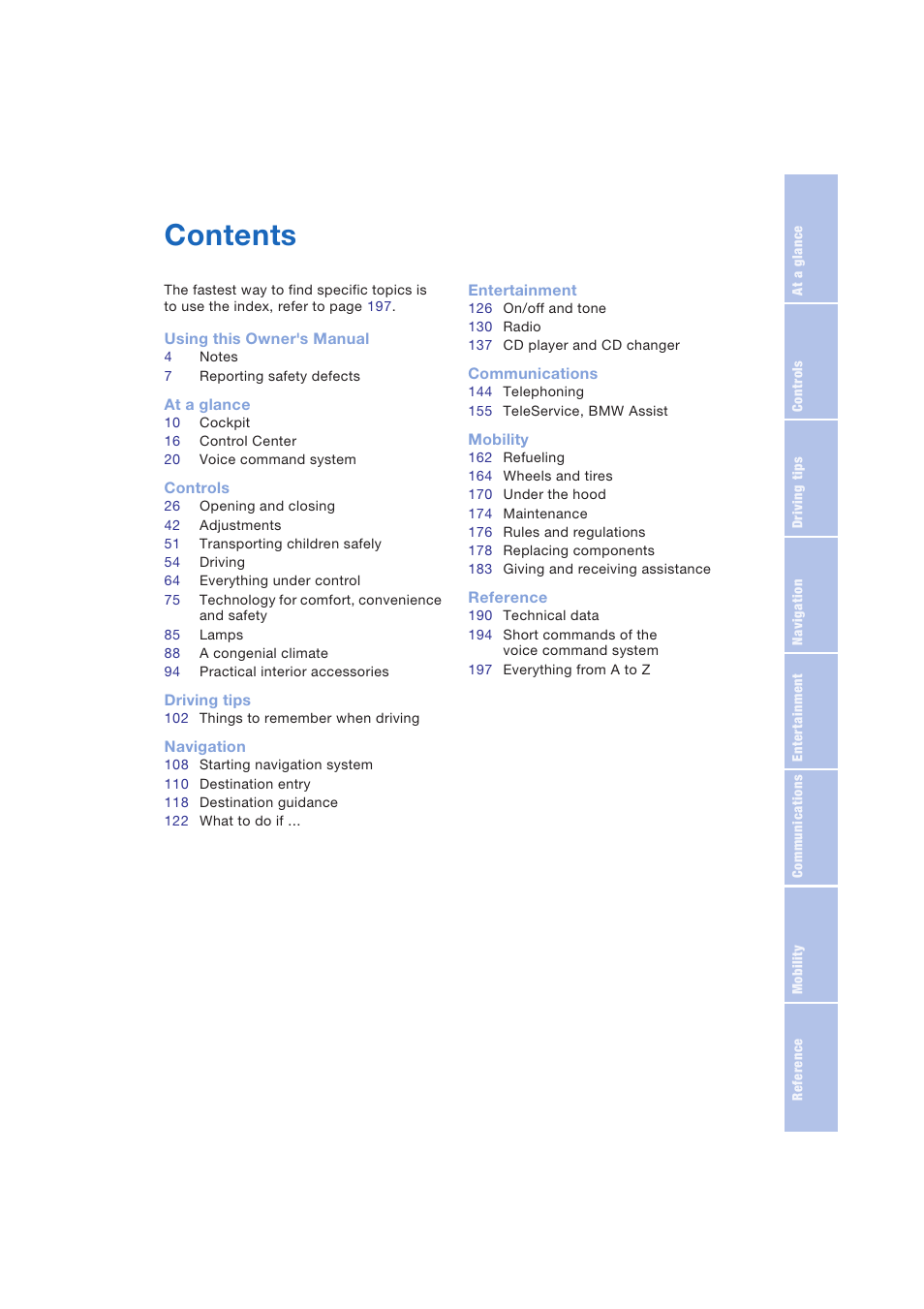 BMW 645Ci Coupe 2004 User Manual | Page 5 / 216