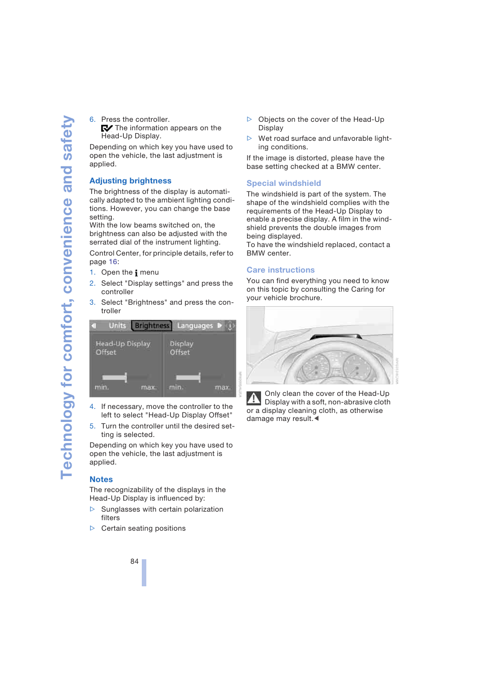 Technology for comfort, convenience and safety | BMW 645Ci Coupe 2004 User Manual | Page 86 / 216