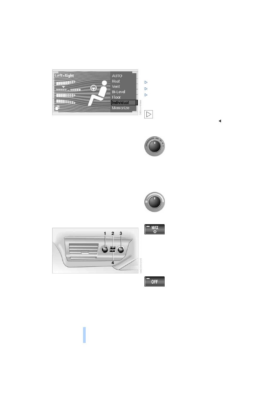 Rear air conditioner, A congenial climate | BMW 745i Sedan 2004 User Manual | Page 110 / 232