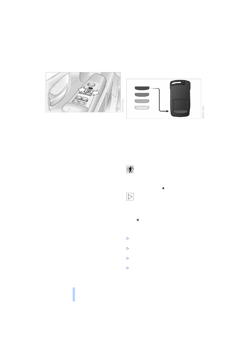 Vehicle memory, keymemory, Adjustments | BMW 745i Sedan 2004 User Manual | Page 56 / 232