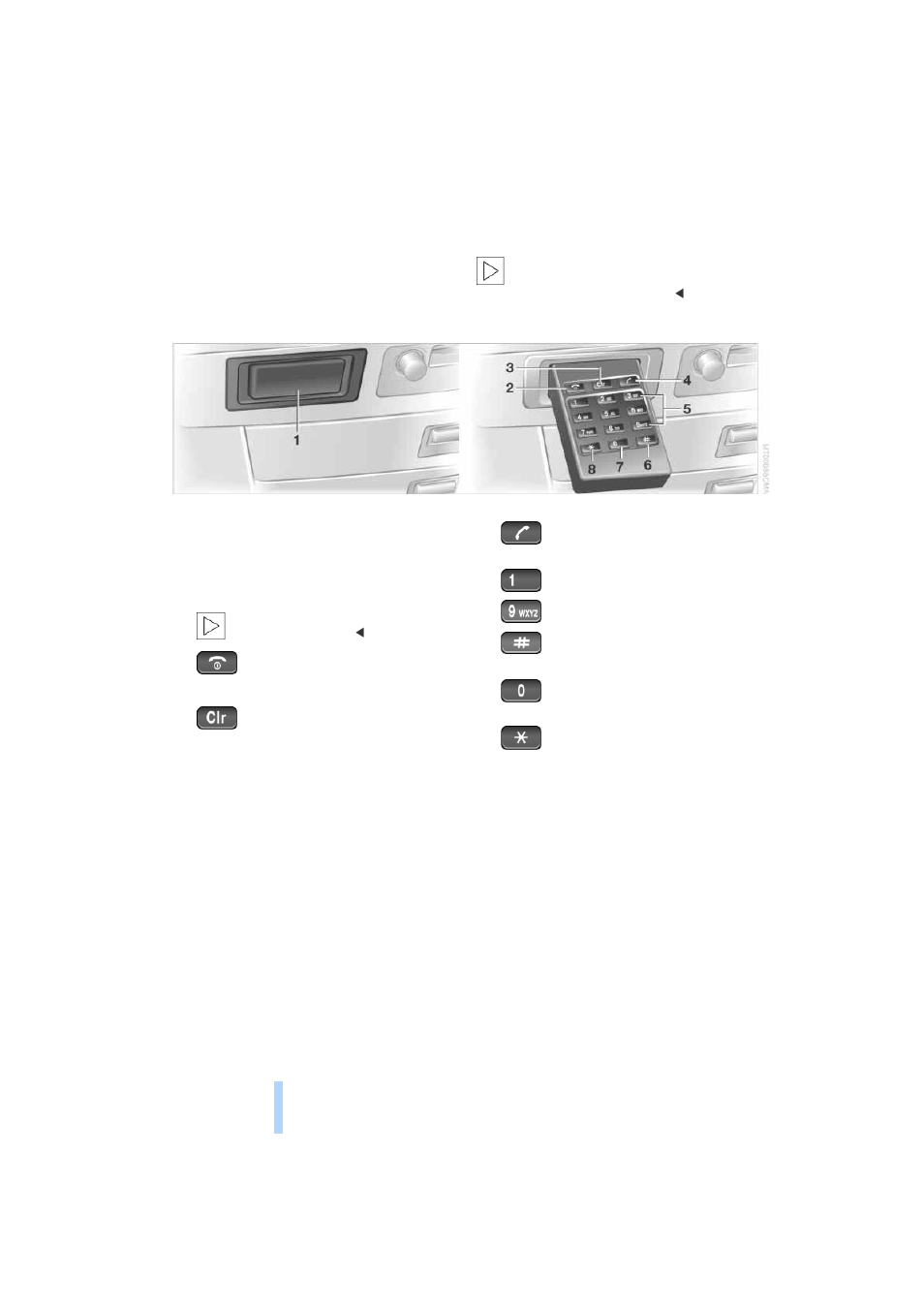 Telephone keypad, folding, Using the phone in your vehicle | BMW 760i Sedan 2004 User Manual | Page 178 / 232