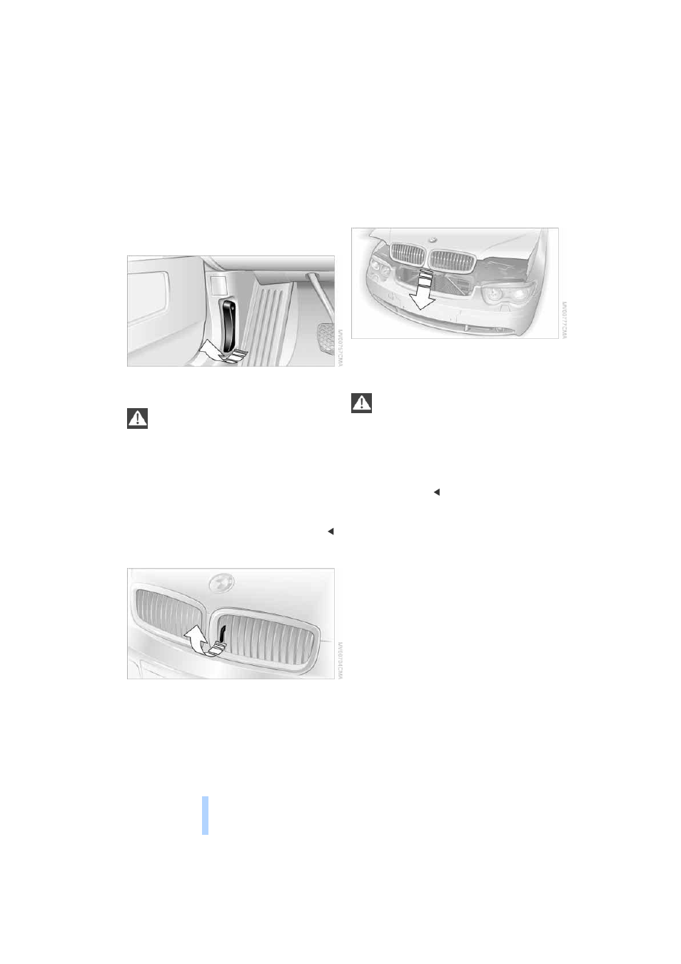 Under the hood, Hood | BMW 760i Sedan 2004 User Manual | Page 196 / 232