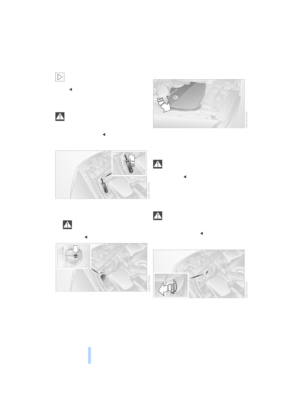 Replacing components | BMW X3 3.0i SAV 2004 User Manual | Page 102 / 132