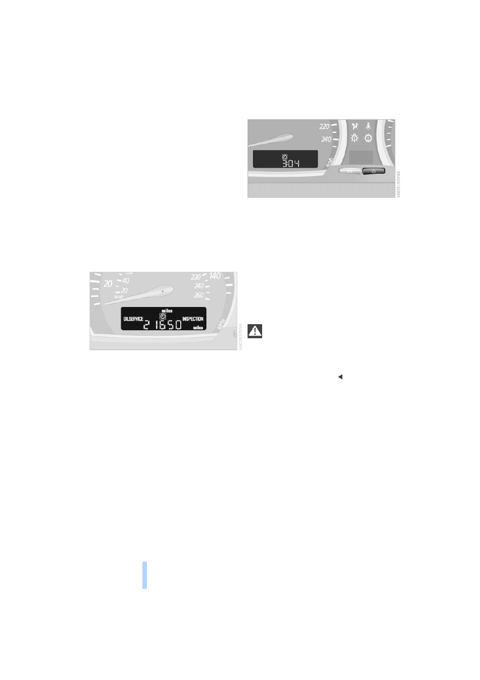 Service interval display, Clock, Setting the time | Service interval, Everything under control | BMW X3 3.0i SAV 2004 User Manual | Page 48 / 132