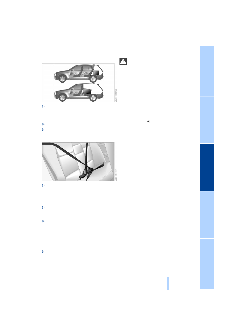 Roof-mounted luggage rack | BMW X3 3.0i SAV 2004 User Manual | Page 81 / 132