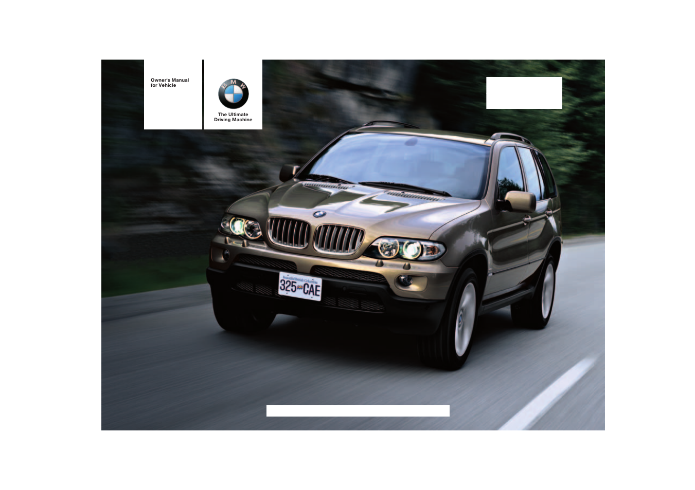 BMW X5 4.8is SAV 2004 User Manual | 200 pages