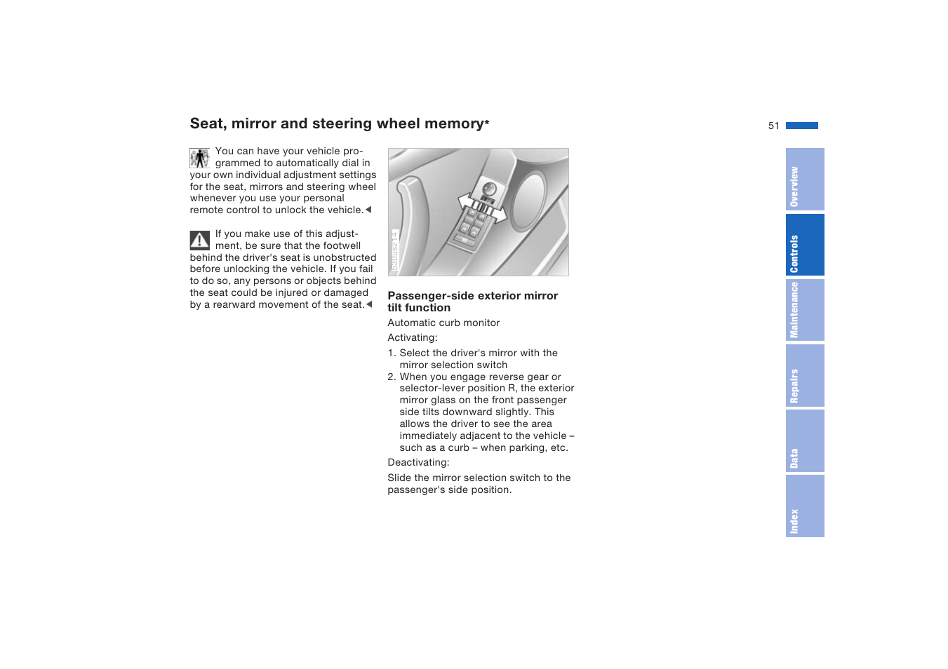 BMW X5 4.8is SAV 2004 User Manual | Page 53 / 200