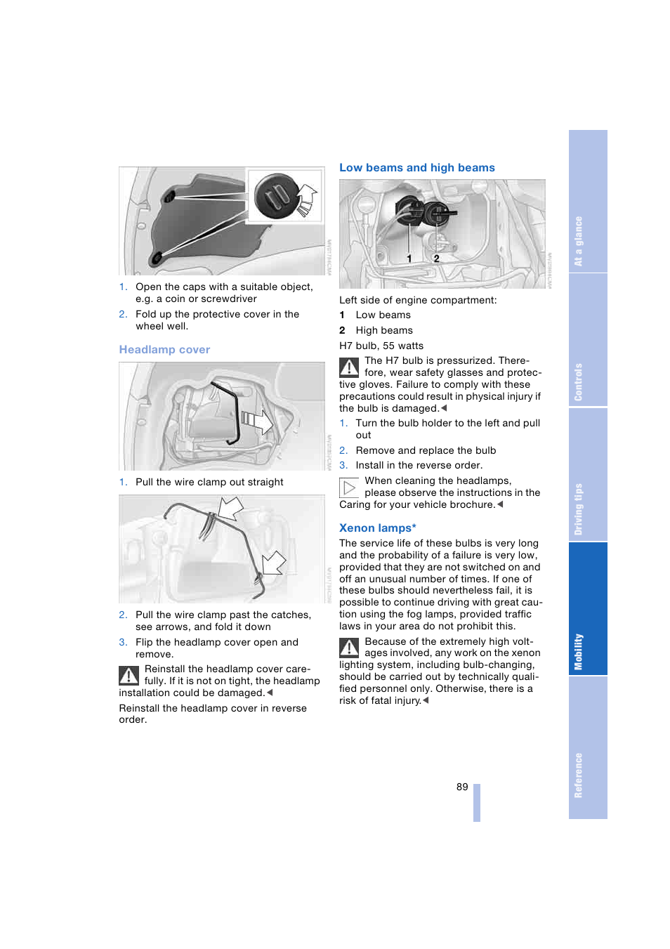 BMW Z4 Roadster 2.5i 2004 User Manual | Page 91 / 120