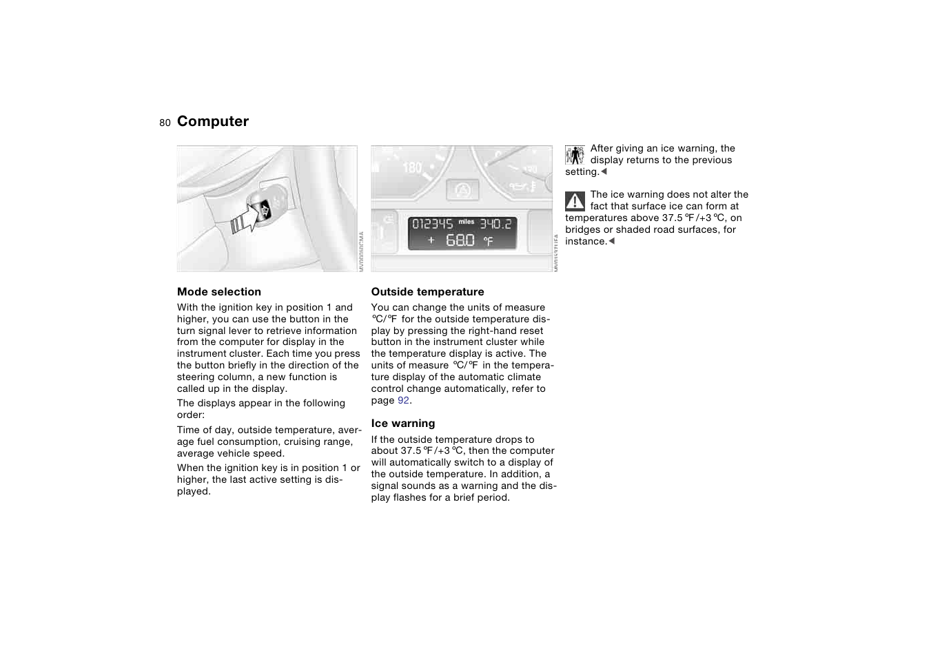 Computer | BMW M3 Coupe 2004 User Manual | Page 80 / 170