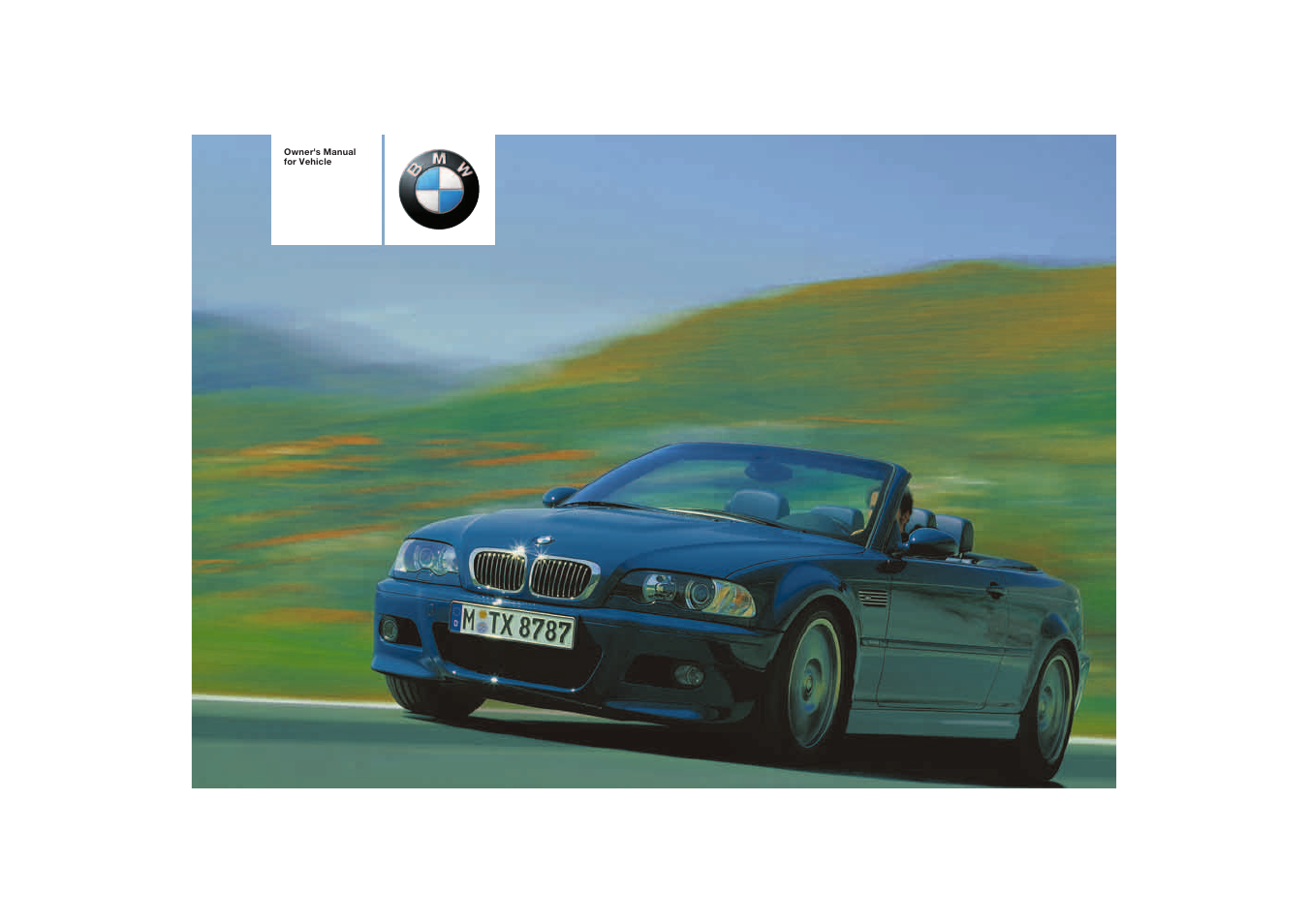 BMW M3 Convertible 2004 User Manual | 174 pages