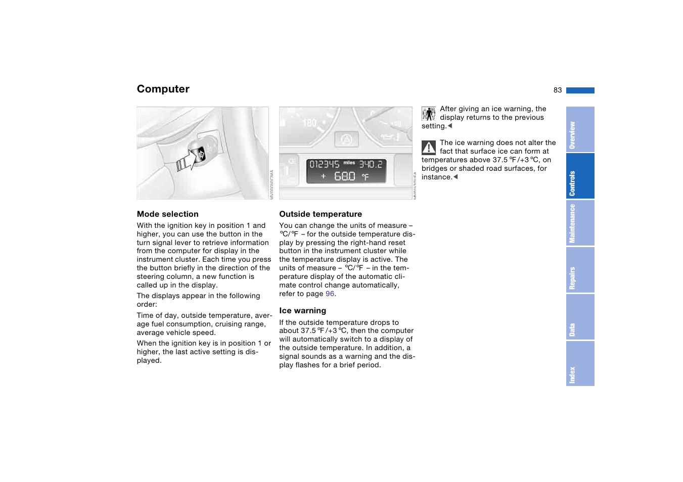 Computer | BMW M3 Convertible 2004 User Manual | Page 83 / 174