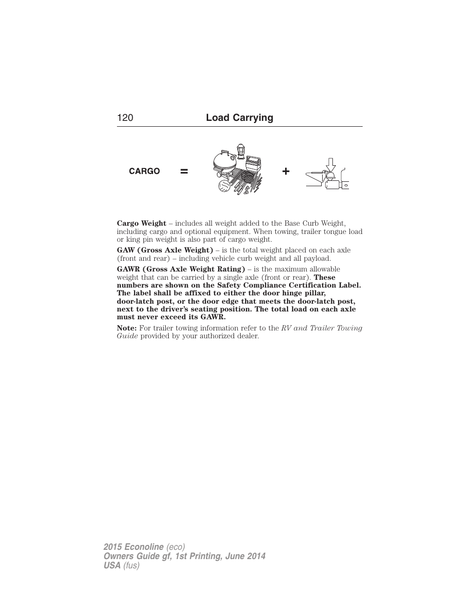 FORD 2015 E-450 User Manual | Page 121 / 360