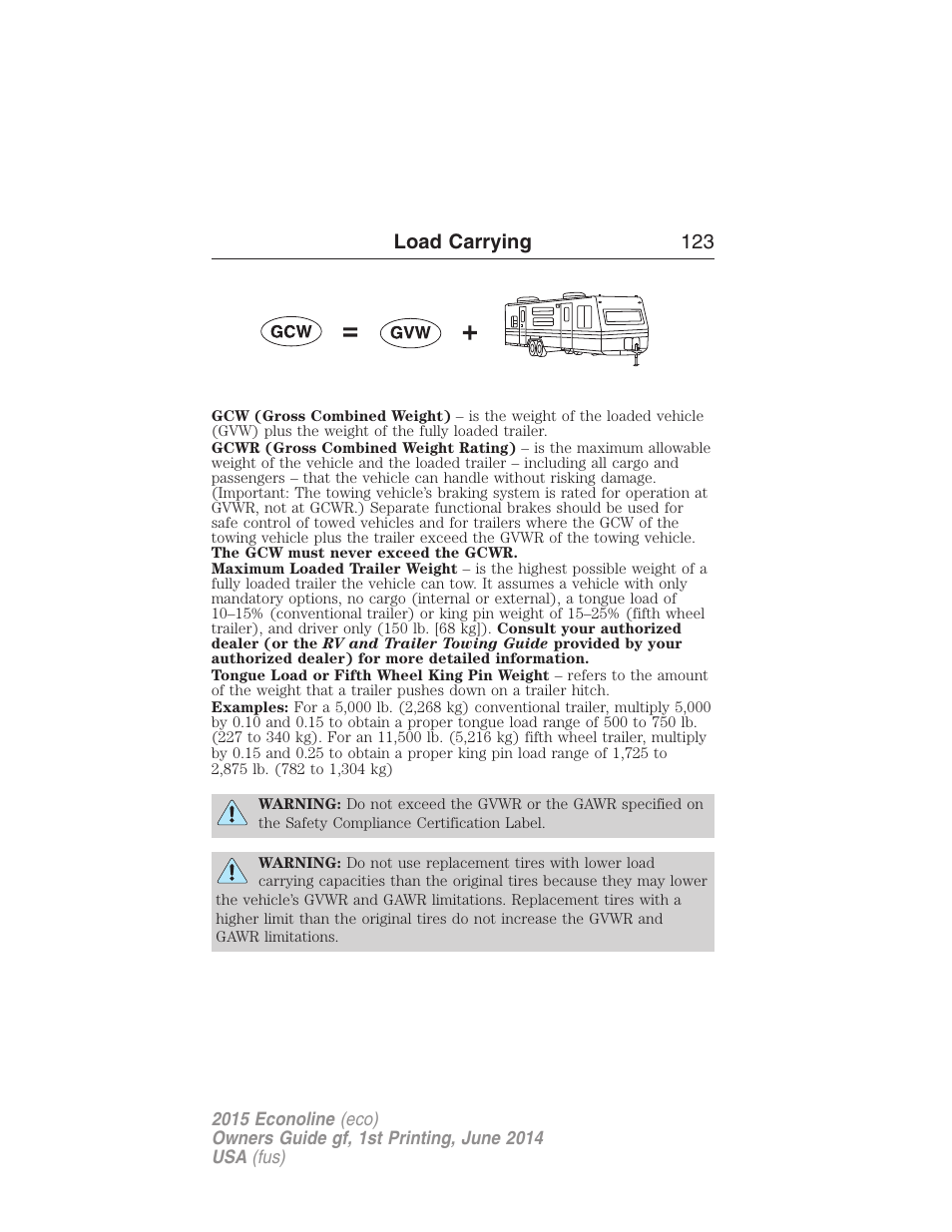 FORD 2015 E-450 User Manual | Page 124 / 360