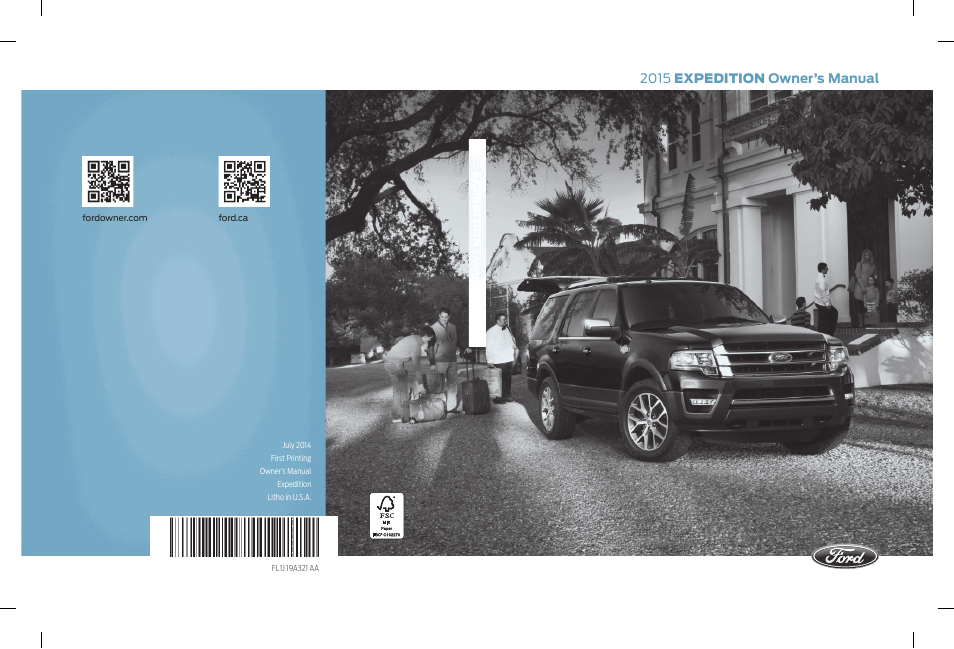 FORD 2015 Expedition User Manual | 564 pages