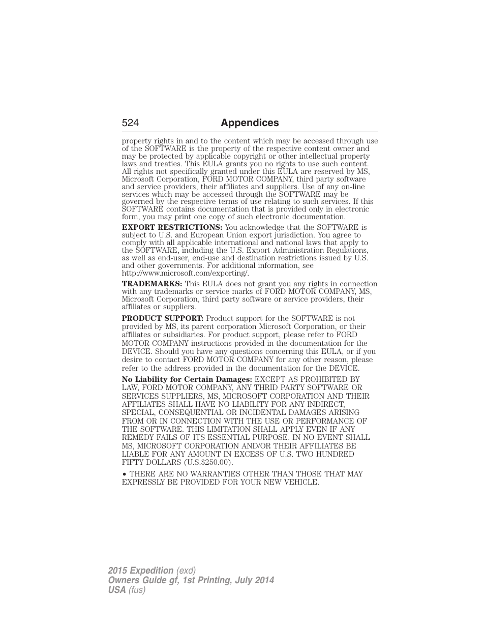 FORD 2015 Expedition User Manual | Page 525 / 564