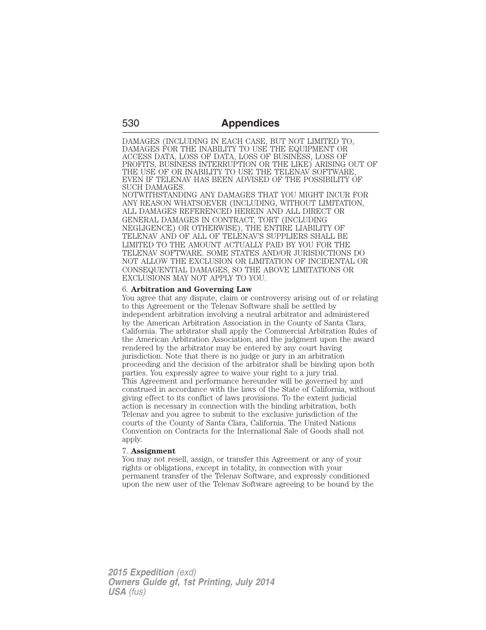 FORD 2015 Expedition User Manual | Page 531 / 564