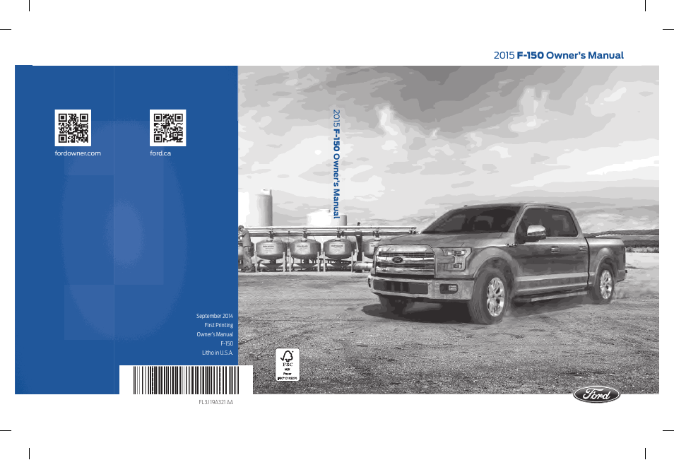 FORD 2015 F-150 User Manual | 549 pages