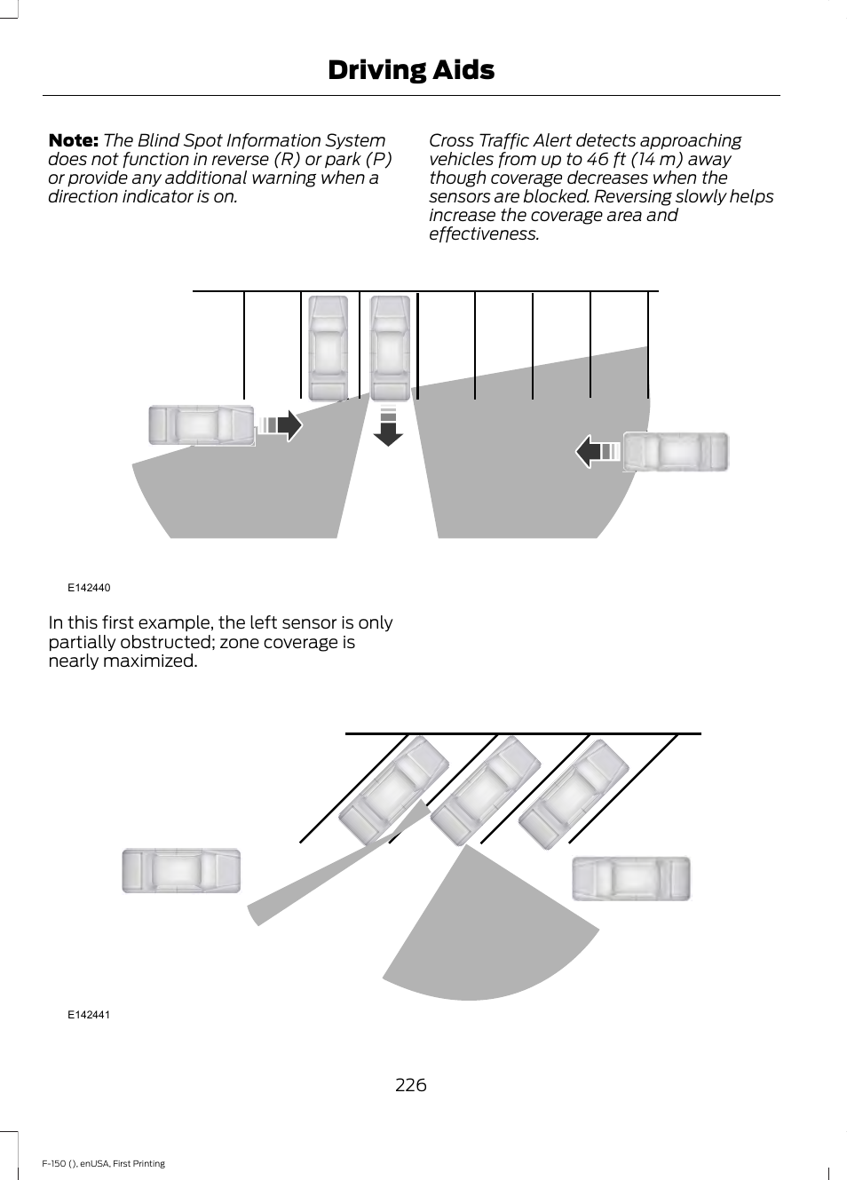 Driving aids | FORD 2015 F-150 User Manual | Page 229 / 549