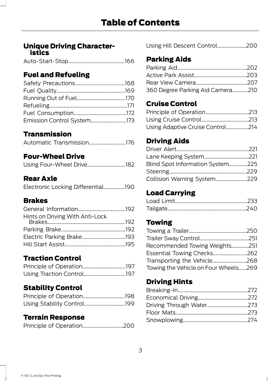 FORD 2015 F-150 User Manual | Page 6 / 549