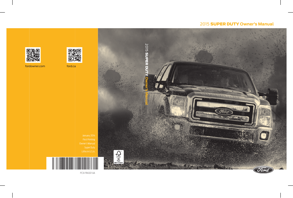 FORD 2015 F-550 v.1 User Manual | 470 pages