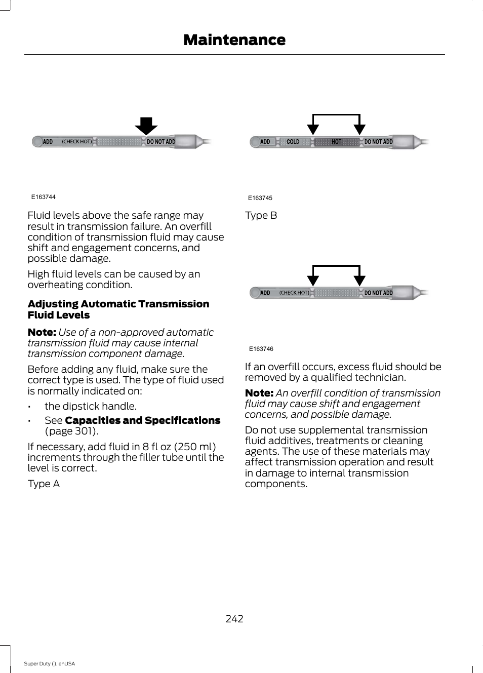 Maintenance | FORD 2015 F-550 v.1 User Manual | Page 245 / 470