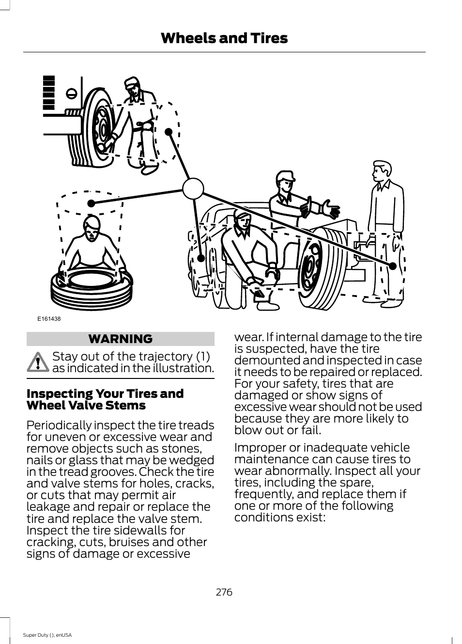 Wheels and tires | FORD 2015 F-550 v.1 User Manual | Page 279 / 470