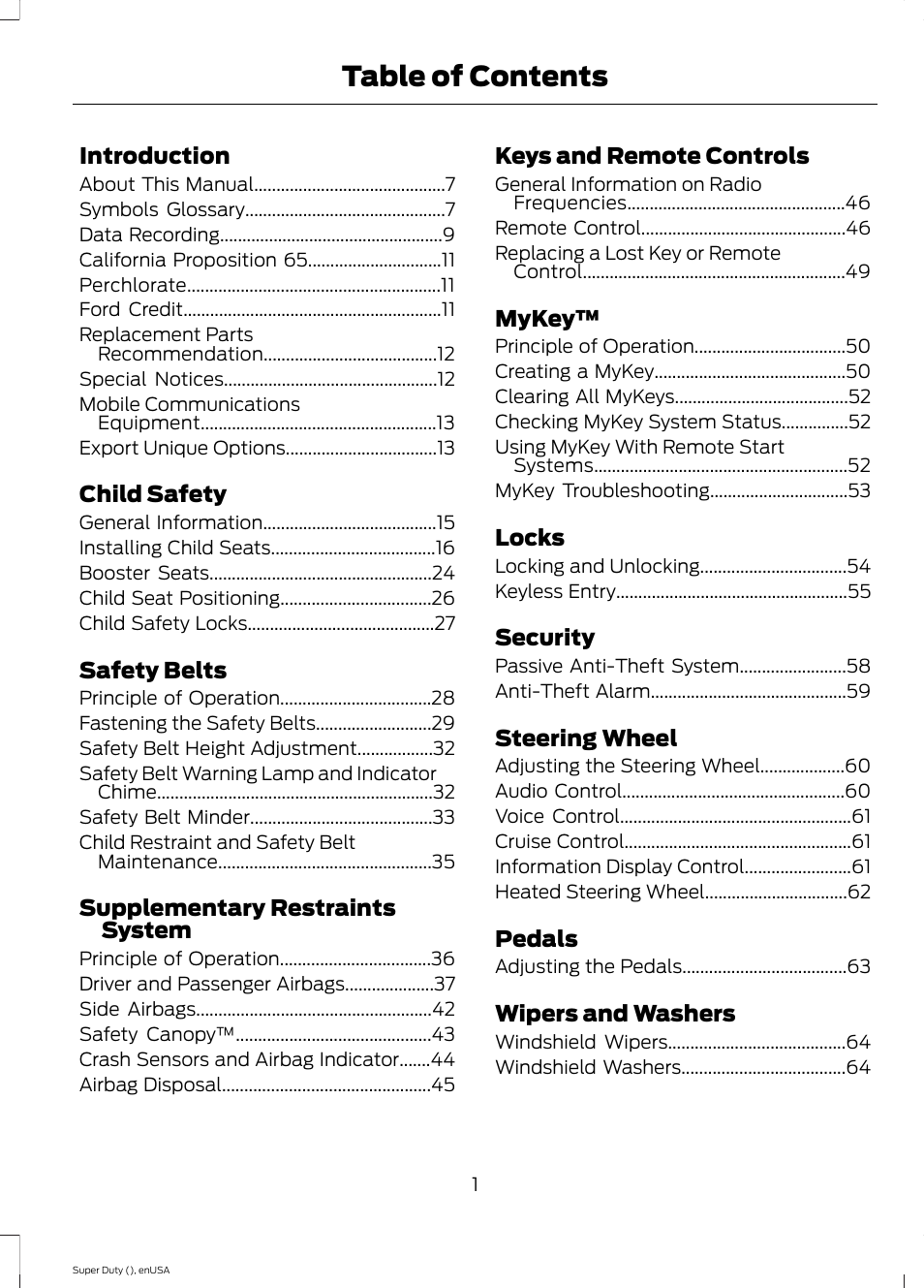 FORD 2015 F-550 v.1 User Manual | Page 4 / 470