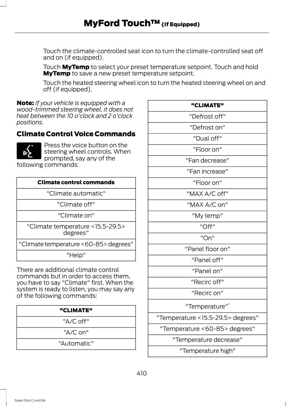 Myford touch | FORD 2015 F-550 v.1 User Manual | Page 413 / 470