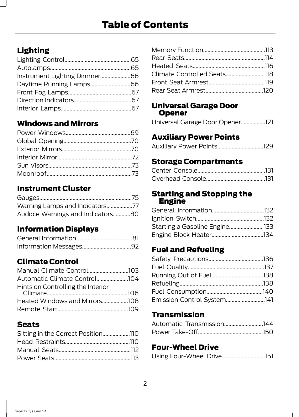 FORD 2015 F-550 v.1 User Manual | Page 5 / 470