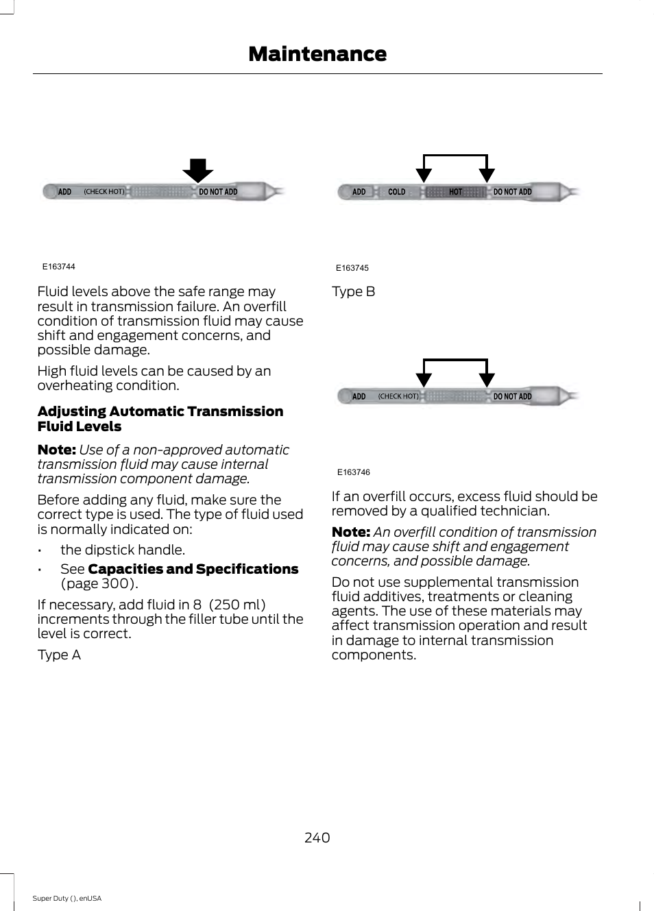 Maintenance | FORD 2015 F-550 v.2 User Manual | Page 243 / 468