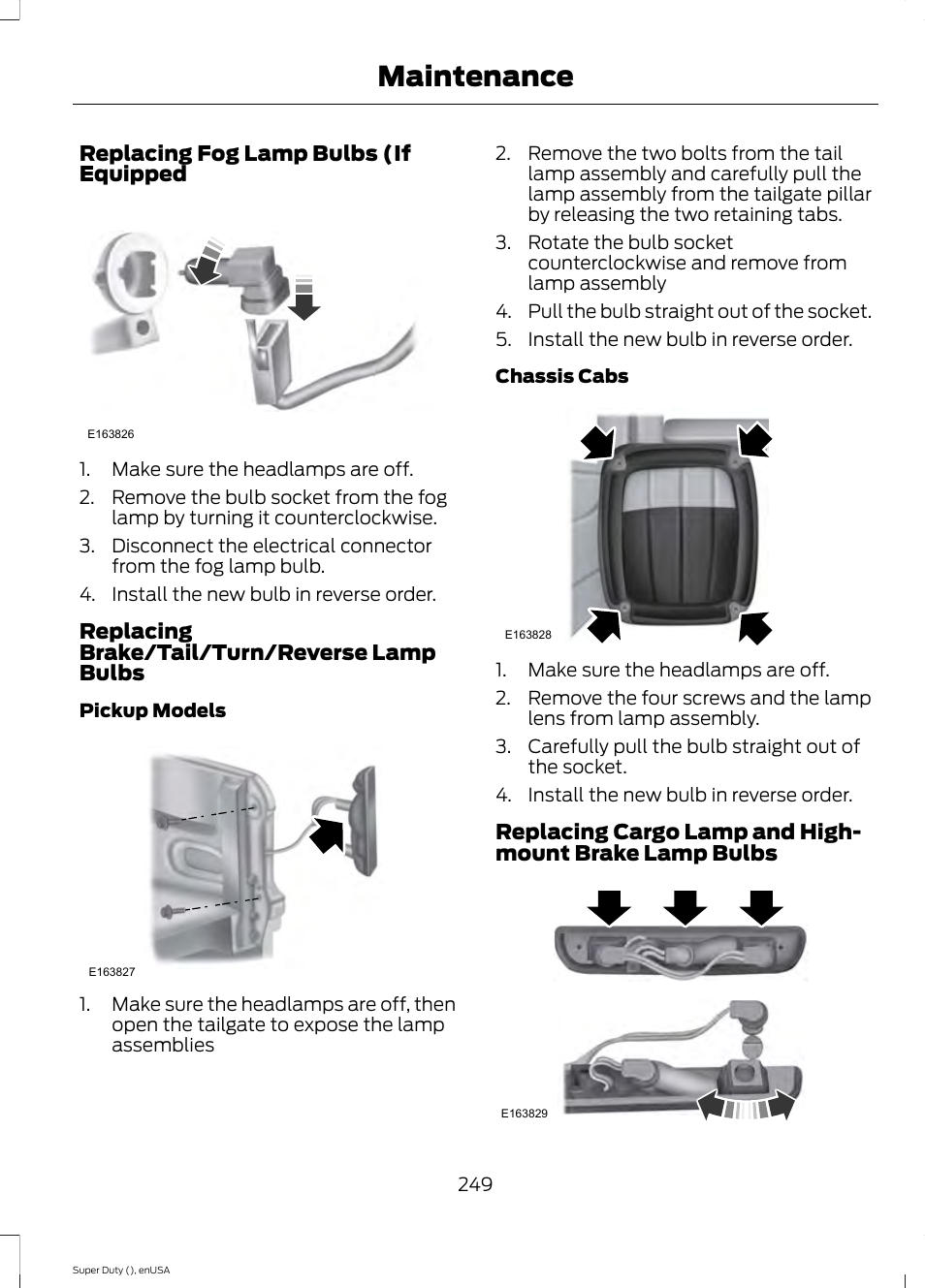 Maintenance | FORD 2015 F-550 v.2 User Manual | Page 252 / 468