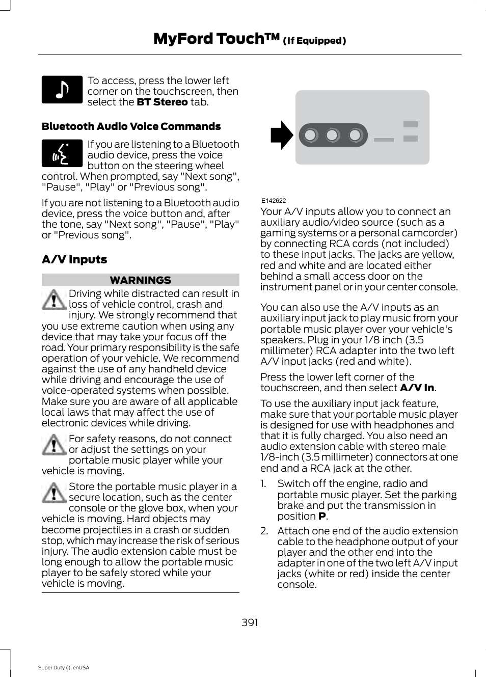 Myford touch | FORD 2015 F-550 v.2 User Manual | Page 394 / 468