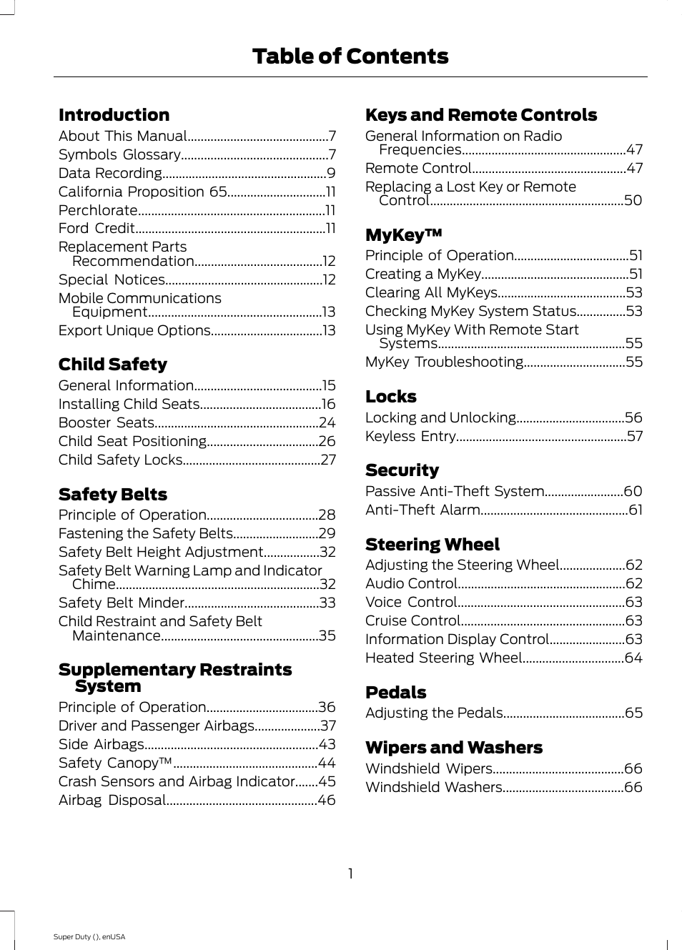 FORD 2015 F-550 v.2 User Manual | Page 4 / 468