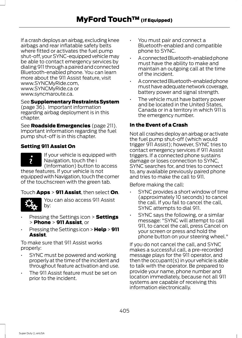Myford touch | FORD 2015 F-550 v.2 User Manual | Page 408 / 468
